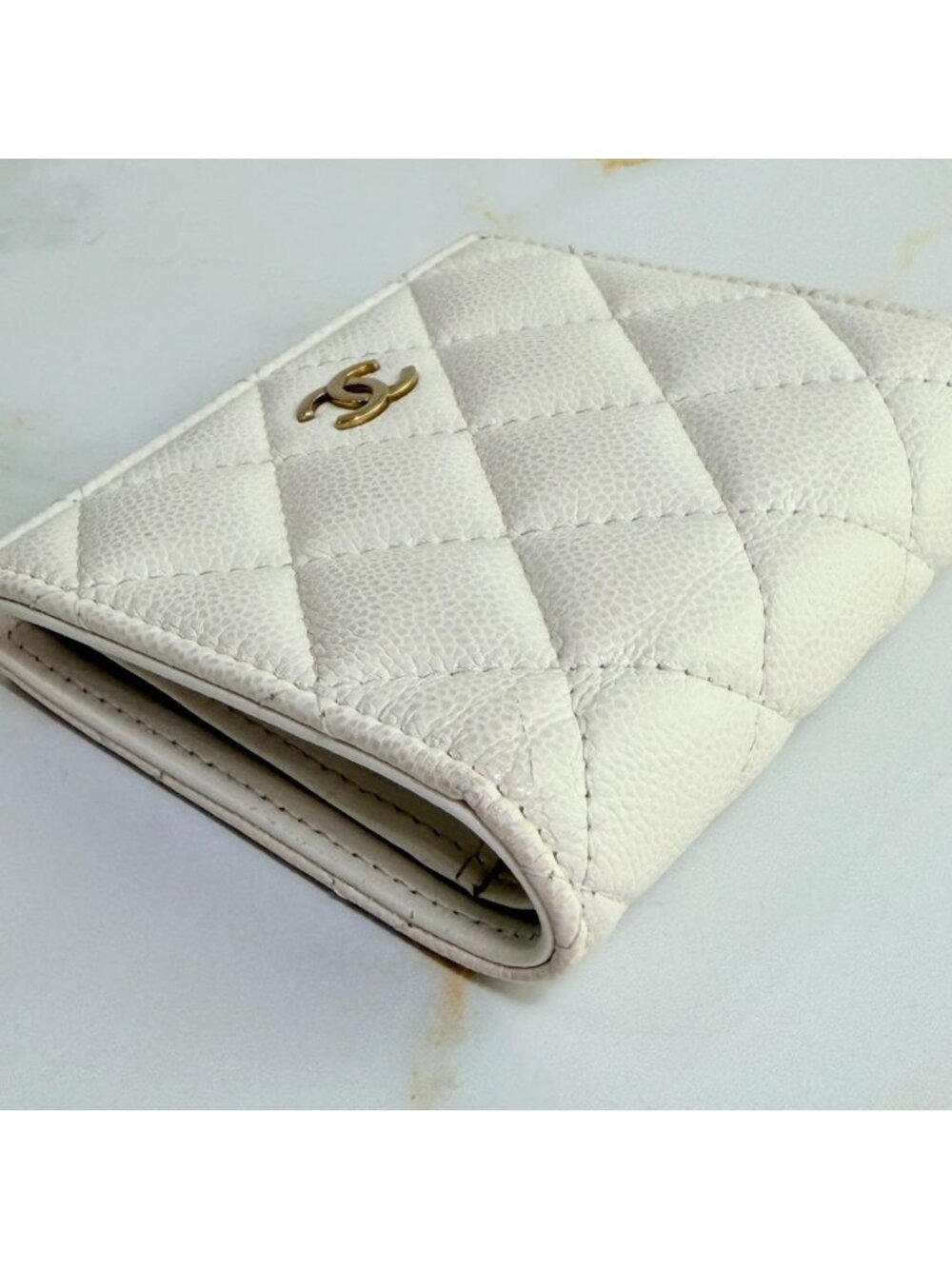 Chanel Quilted Caviar Leather Bifold Wallet - Picture 6 of 16